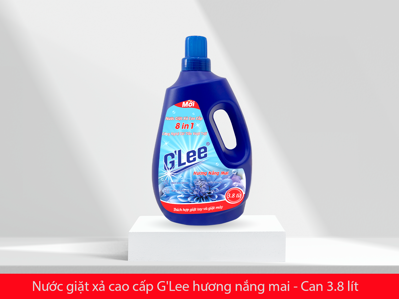 Nước giặt xả cao cấp G’Lee – Hương nắng mai(CAN 3.8L)