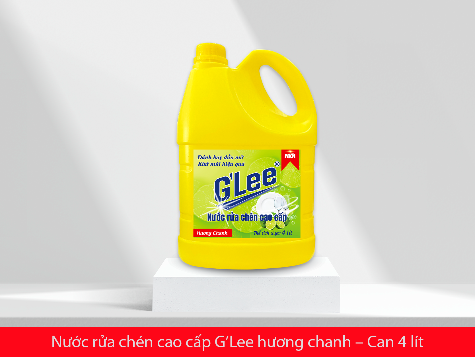 Nước rửa chén cao cấp G'Lee - Hương chanh tươi(4L)